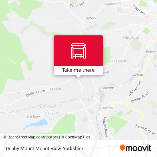 Denby Mount Mount View map