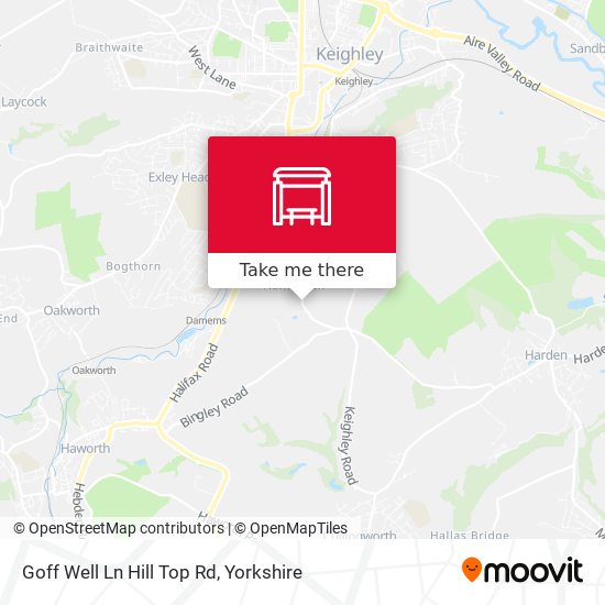 Goff Well Ln Hill Top Rd map