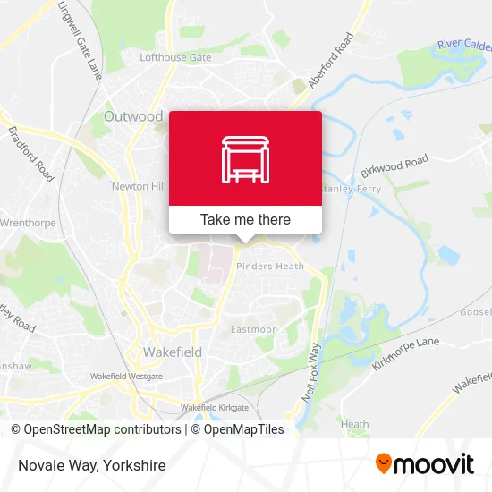 Novale Way map