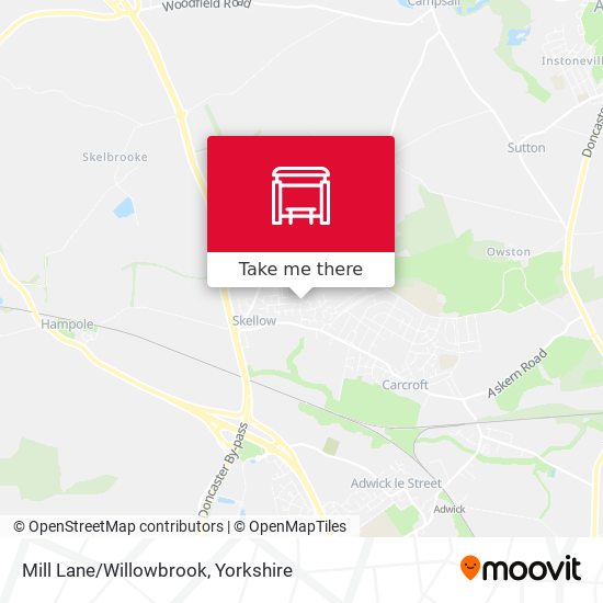 Mill Lane/Willowbrook map
