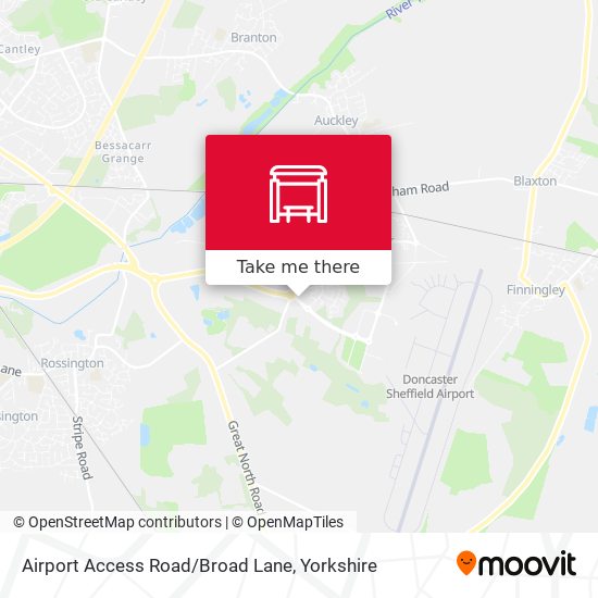Airport Access Road/Broad Lane map