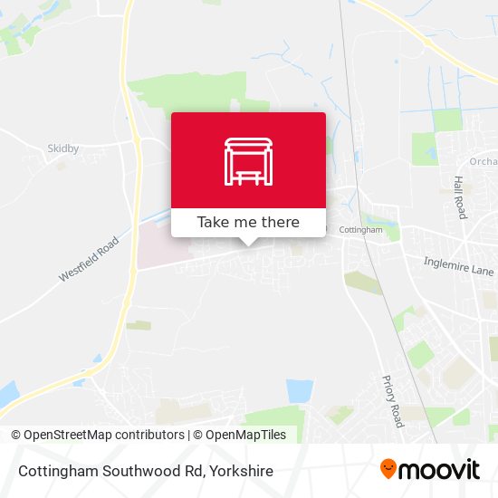 Cottingham Southwood Rd map