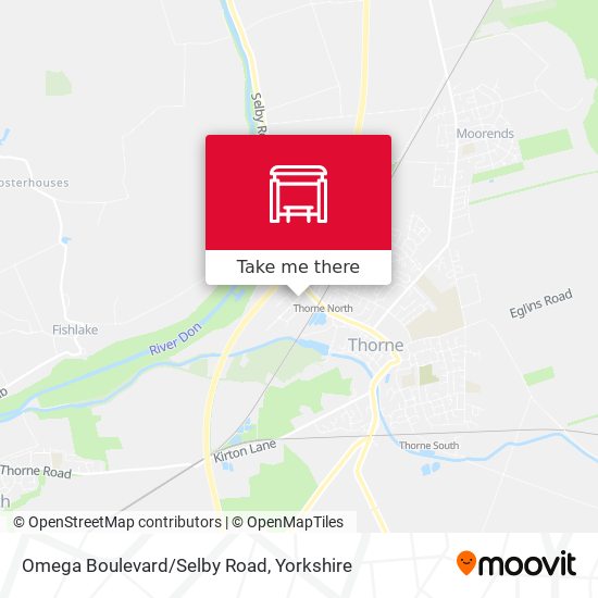 Omega Boulevard/Selby Road map