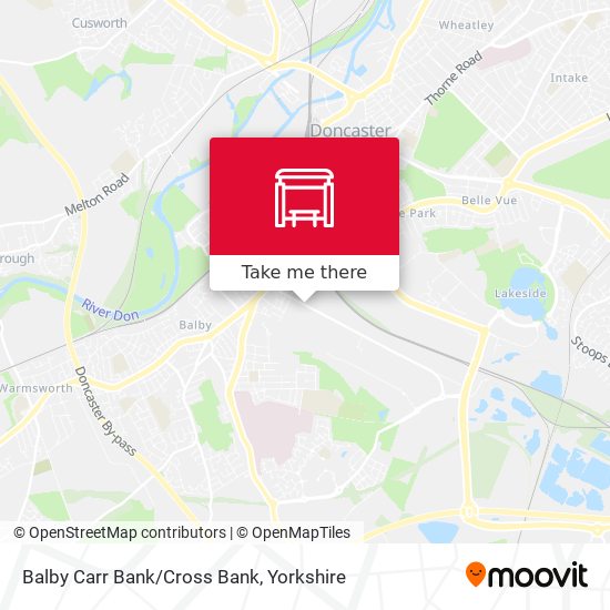 Balby Carr Bank/Cross Bank map