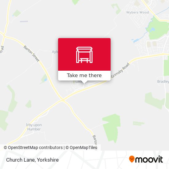 Church Lane map
