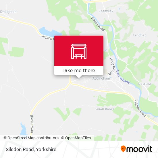 Silsden Road map