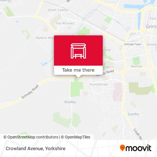 Crowland Avenue map