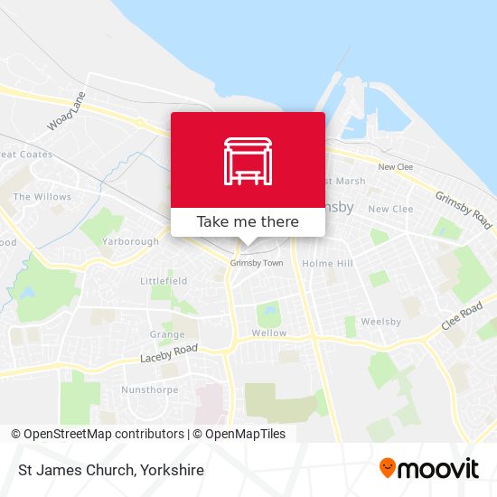St James Church map