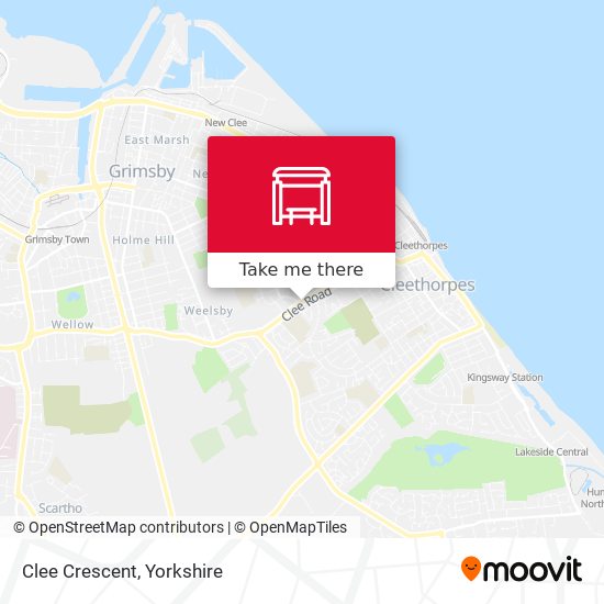 Clee Crescent map