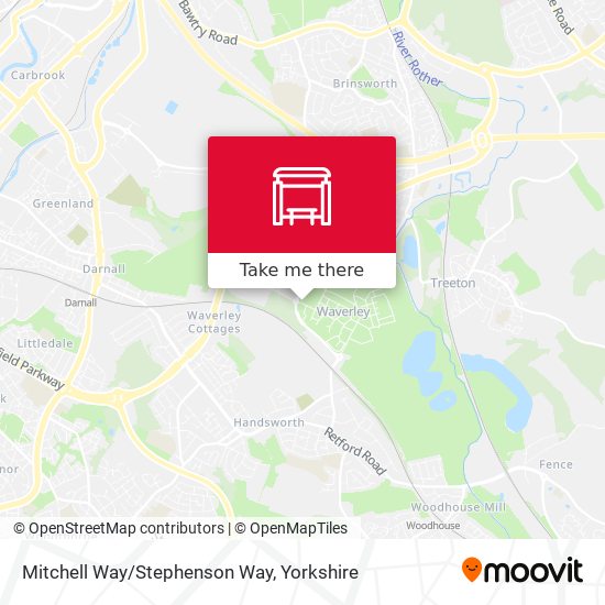 Mitchell Way/Stephenson Way map