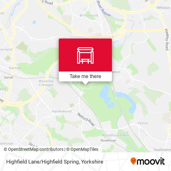 Highfield Lane / Highfield Spring map