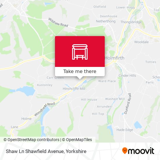 Shaw Ln Shawfield Avenue map
