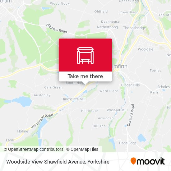 Woodside View Shawfield Avenue map
