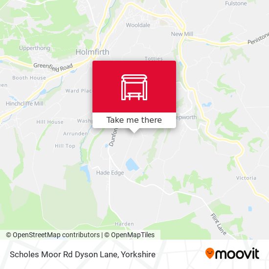 Scholes Moor Rd Dyson Lane map