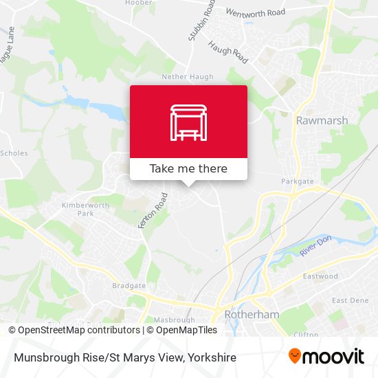 Munsbrough Rise/St Marys View map