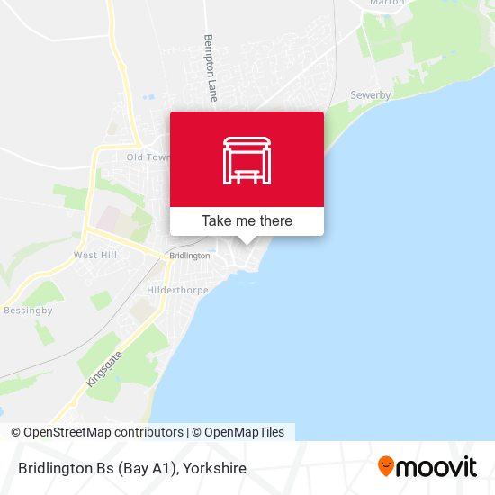 Bridlington Bs (Bay A1) map