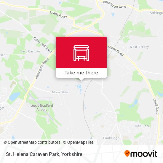 St. Helena Caravan Park map