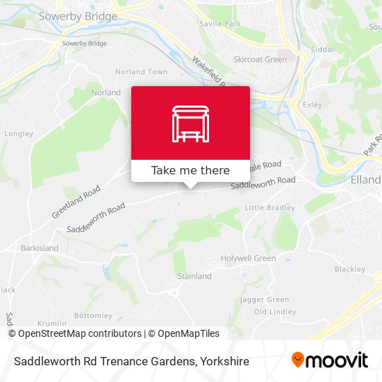 Saddleworth Rd Trenance Gardens map