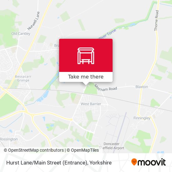 Hurst Lane / Main Street (Entrance) map