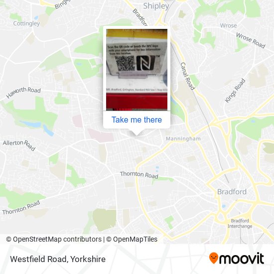 Westfield Road map