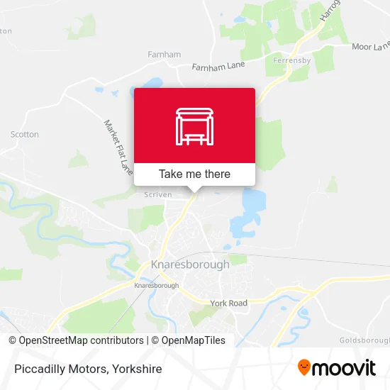 Piccadilly Motors map