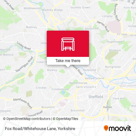 Fox Road/Whitehouse Lane map