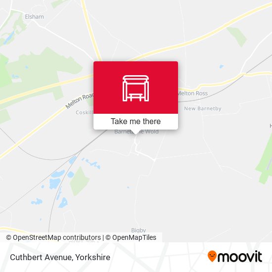 Cuthbert Avenue map