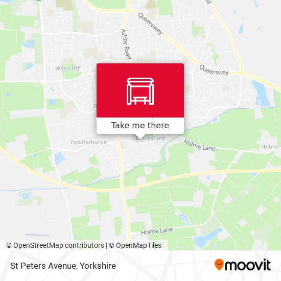 St Peters Avenue map