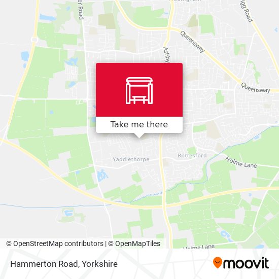 Hammerton Road map