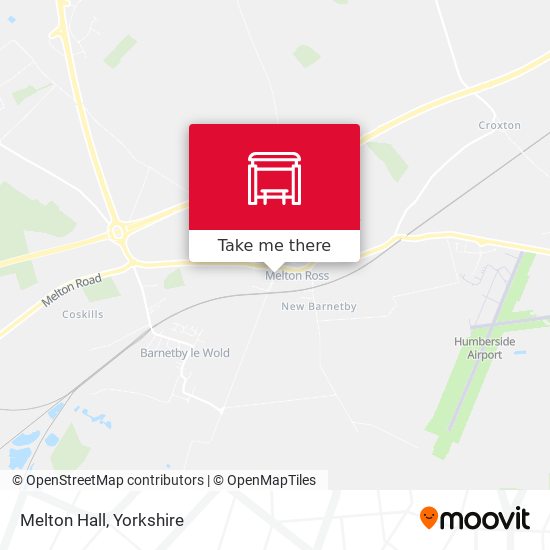 Melton Hall map
