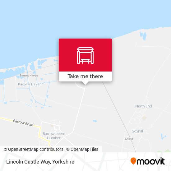 Lincoln Castle Way map