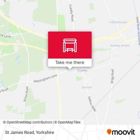 St James Road map