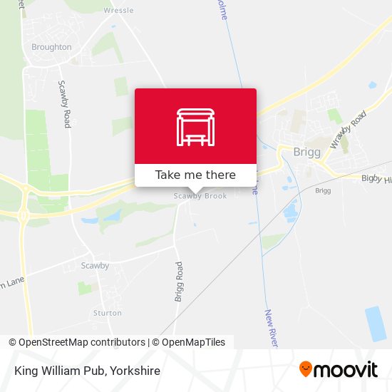 King William Pub map