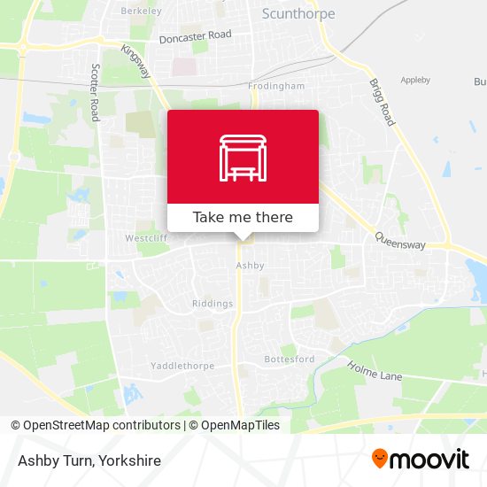 Ashby Turn map