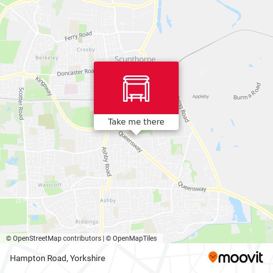 Hampton Road map
