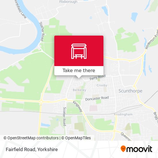 Fairfield Road map