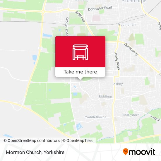 Mormon Church map