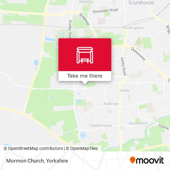 Mormon Church map