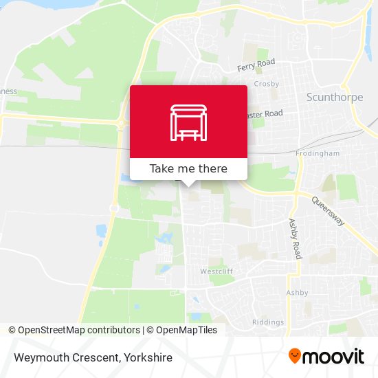 Weymouth Crescent map