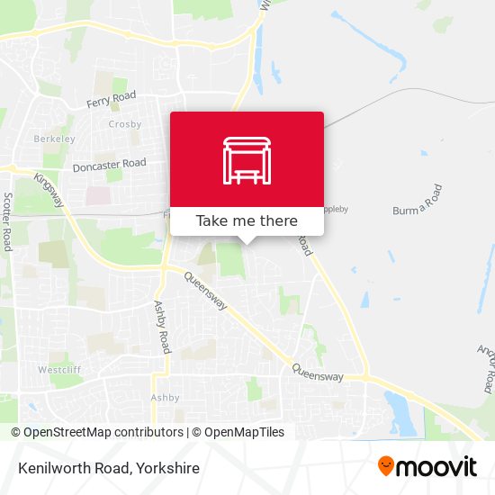 Kenilworth Road map