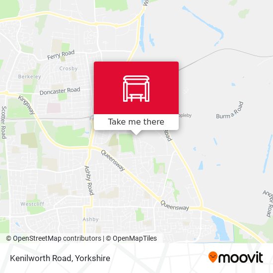 Kenilworth Road map