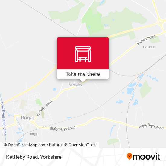 Kettleby Road map