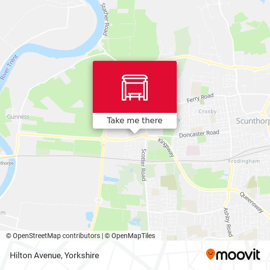 Hilton Avenue map