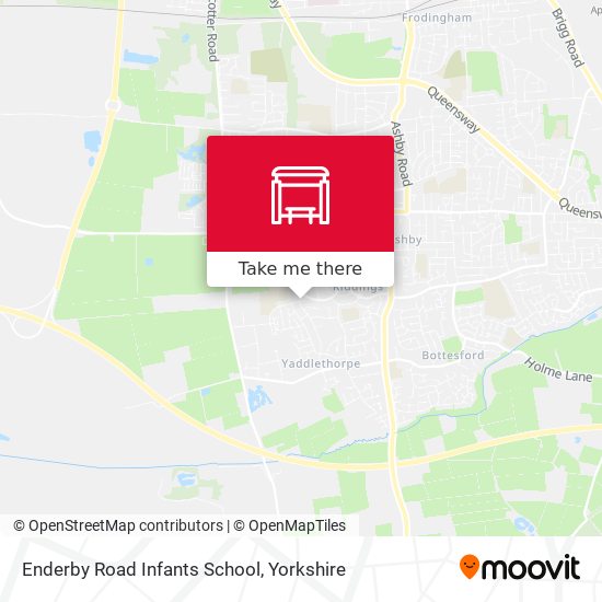 Enderby Road Infants School map