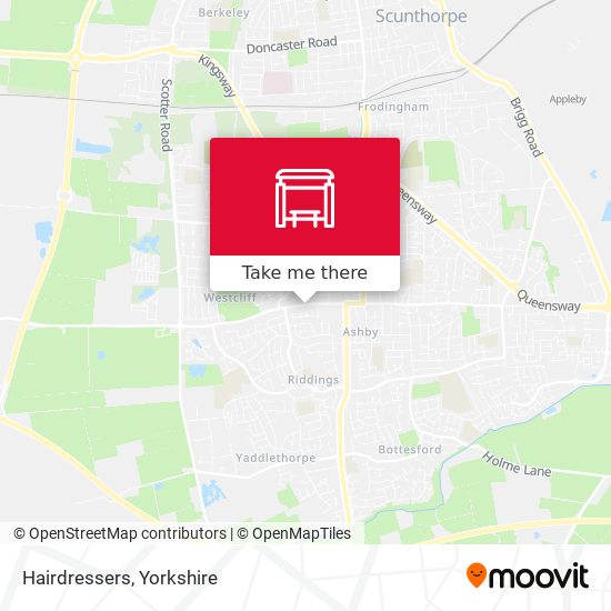 Hairdressers map