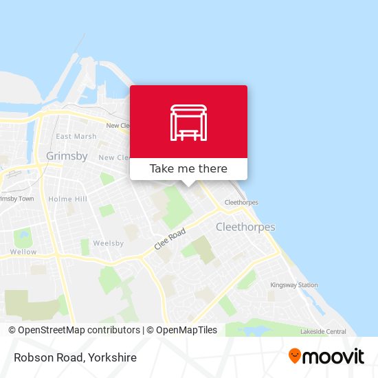 Robson Road map