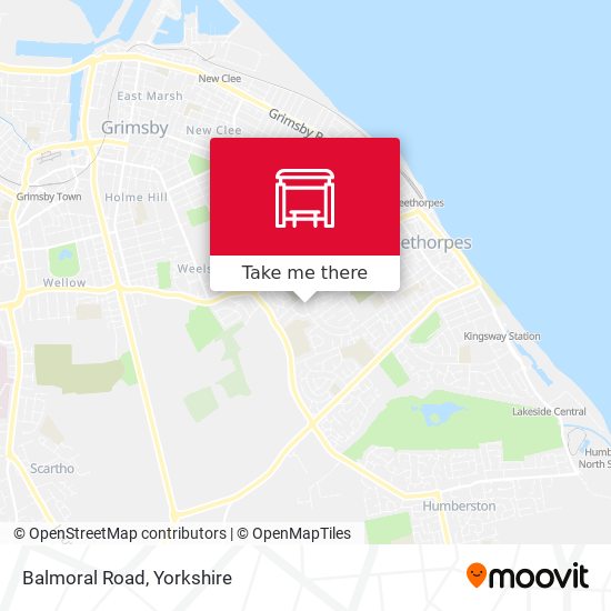 Balmoral Road map