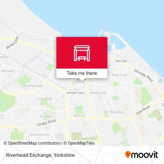Riverhead Exchange map