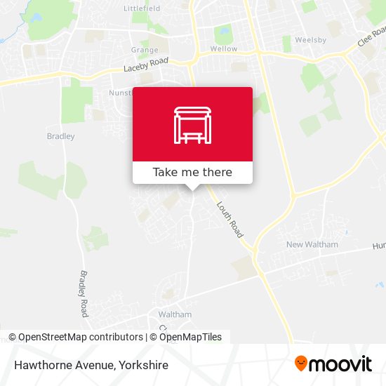Hawthorne Avenue map