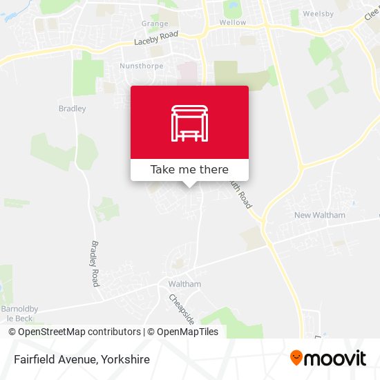 Fairfield Avenue map